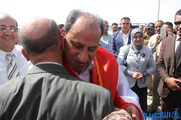 بالصور:ذي قار تستقبل بحفاوة محافظها العائد من اليونسكو بملف الاهوار