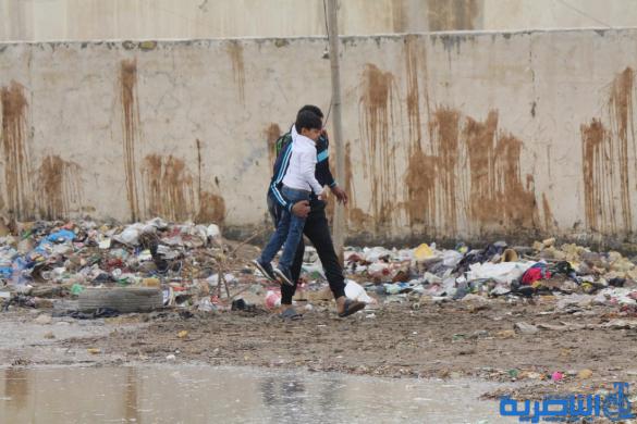 بالصور : الى بلدية الناصرية ، هذه شوارعكم بعد ليلة مطر واحدة
