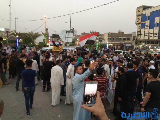  بالاهازيج ورايات الله اكبر ، الناصرية تحتفي بنصر الموصل - تقرير مصور -