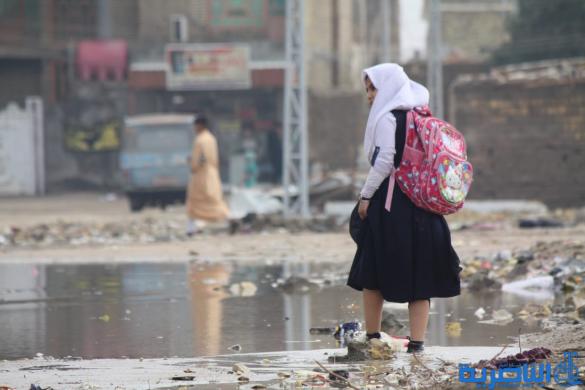 بالصور : الى بلدية الناصرية ، هذه شوارعكم بعد ليلة مطر واحدة