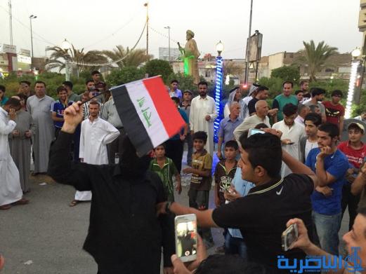  بالاهازيج ورايات الله اكبر ، الناصرية تحتفي بنصر الموصل - تقرير مصور -