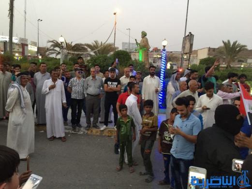  بالاهازيج ورايات الله اكبر ، الناصرية تحتفي بنصر الموصل - تقرير مصور -