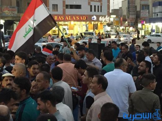  بالاهازيج ورايات الله اكبر ، الناصرية تحتفي بنصر الموصل - تقرير مصور -