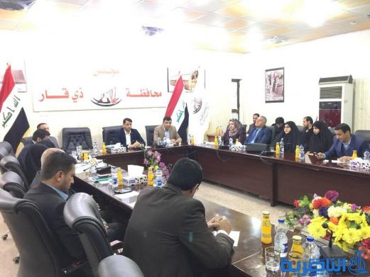مجلس ذي قار يعقد اجتماعه الدوري لبحث ملف الايرادات الداخلية وازمة المياه - تقرير مصور -