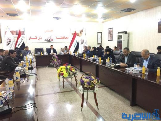 مجلس ذي قار يعقد اجتماعه الدوري لبحث ملف الايرادات الداخلية وازمة المياه - تقرير مصور -