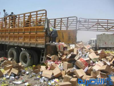 الشطرة تتلف 600 كغم من المواد الغذائية الفاسدة وتغلق عشرة محلات