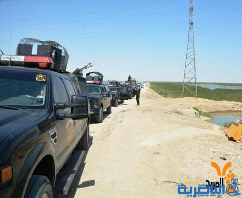 ذي قار تنفذ عملية أمنية على حدود ميسان بالتزامن مع (مظلة القانون)