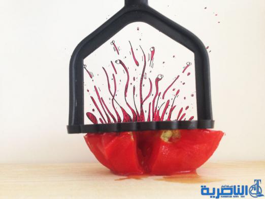 لوحات غريبة باستخدام الأطعمة