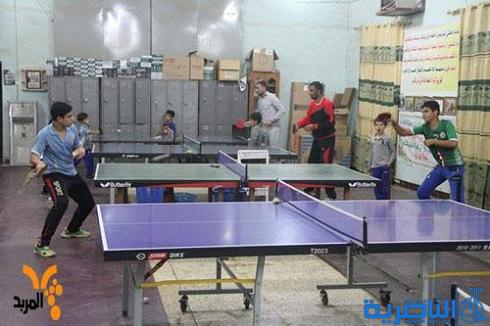 معسكر تدريبي لناشئي العراق بكرة الطاولة في محافظة ذي قار
