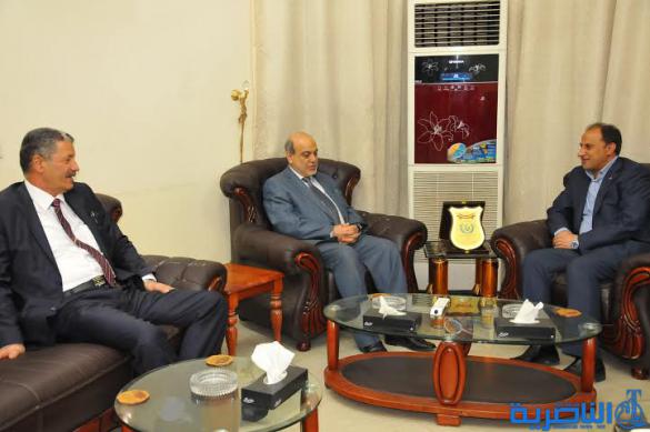 محافظ ذي قار يبحث مع الوكيل الاقدم لوزارة النفط الترتيبات النهائية لاعلان شركه نفط ذي قار