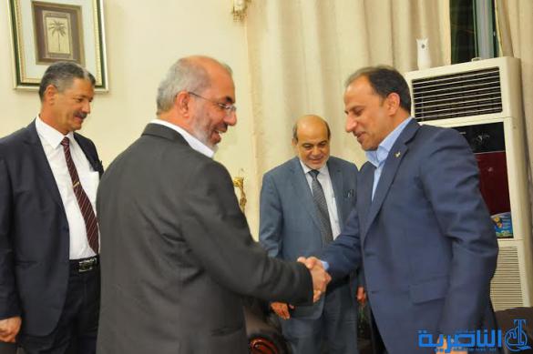 محافظ ذي قار يبحث مع الوكيل الاقدم لوزارة النفط الترتيبات النهائية لاعلان شركه نفط ذي قار