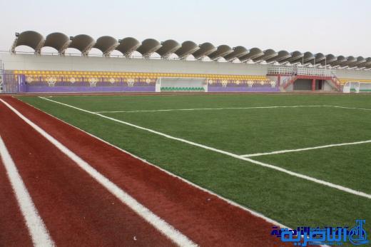 وزارة الشباب تنجز ملعب سوق شيوخ بسعة خمسة الاف متفرج ،والافتتاح في غضون ايام
