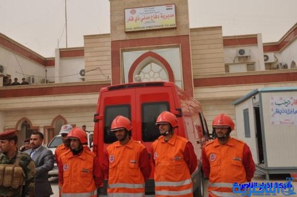الدفاع المدني : اصحاب البسطيات يعيقون عمل فرق اطفاء الحرائق في ذي قار