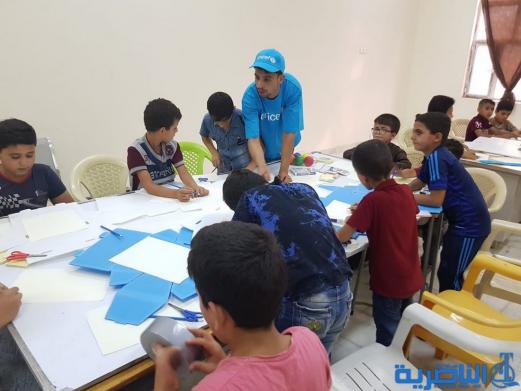 اليونسيف توزع وجبة جديدة من التجهيزات الرياضية على المراكز الرياضية ودور الايتام