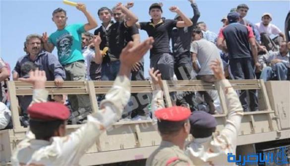 ذي قار ترسل دفعة جديدة من مقاتلي الحشد الشعبي تضم 750 مقاتلا لمحاربة داعش