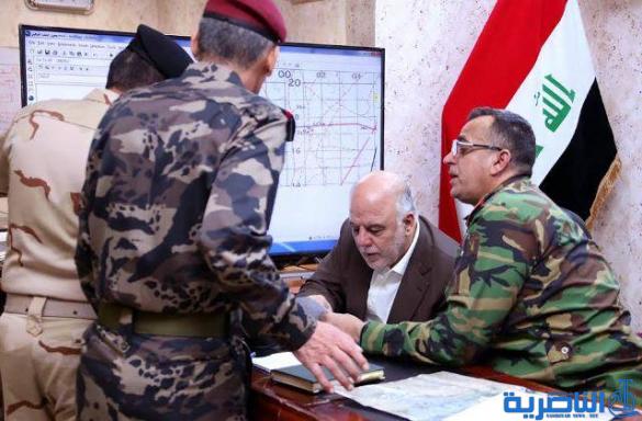  العبادي: قواتنا تتقدم من جميع المحاور ووضعنا خططا للإسراع في حسم المعركة