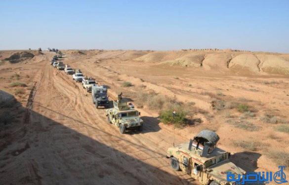 قوة كبيرة من الجيش تتوجه لمسك الصحراء بين الأنبار وصلاح الدين ونينوى