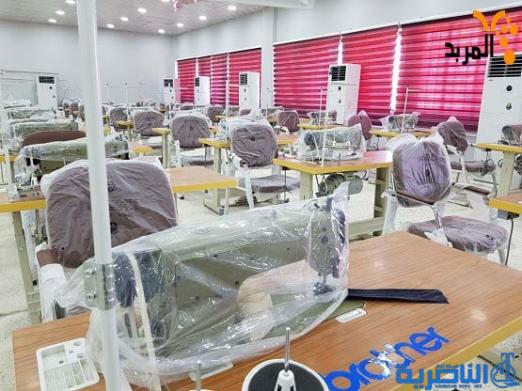 انجاز 90% من معمل الخياطة بمصنع منسوجات الناصرية