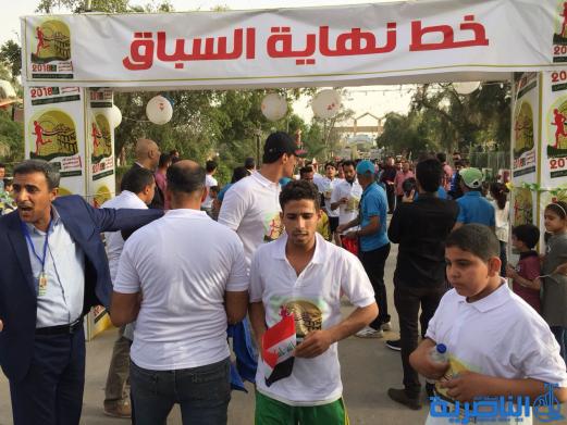 بالصور:انطلاق ماراثون اور الجماهيري في الناصرية 