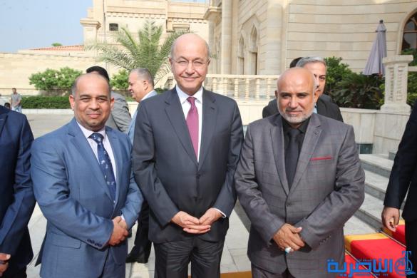 بالصور:لقاء وفد محافظة ذي قار برئيس الجمهورية برهم صالح