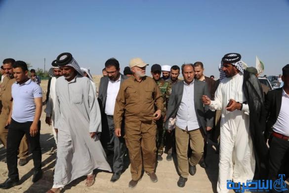 الناصري يشرف ميدانيا على استعدادات الحشد لمواجهة السيول شمالي ذي قار