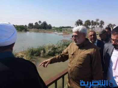 الناصري يشرف ميدانيا على استعدادات الحشد لمواجهة السيول شمالي ذي قار