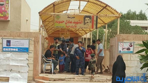 بالصور:ابناء سوق الشيوخ يدلون باصواتهم في يوم التصويت العام