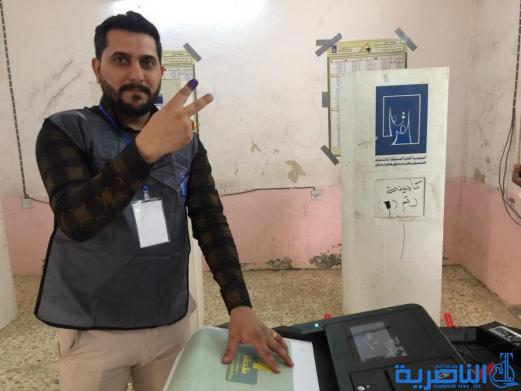 بالصور:الساعات الاولى من انطلاق التصويت العام في احد مراكز الناصرية الانتخابية