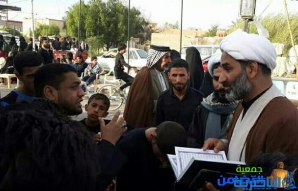 دار القران الكريم في الناصرية يختتم مشروع تصحيح قراءة السور القرانية للزائرين مشيا - تقرير مصور -