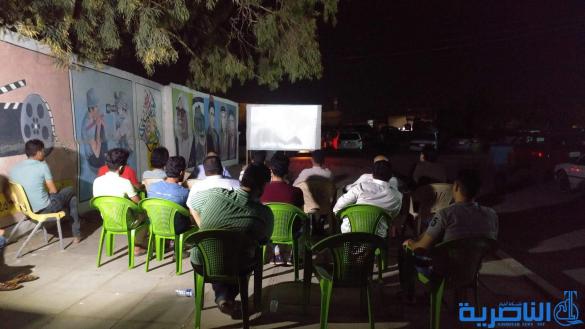في مبادرة اولى من نوعها ، عروض سينمائية مفتوحة في شوارع سوق الشيوخ