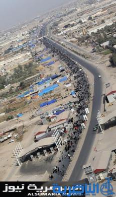  بالصور.. حشود مليونية تزحف صوب كربلاء