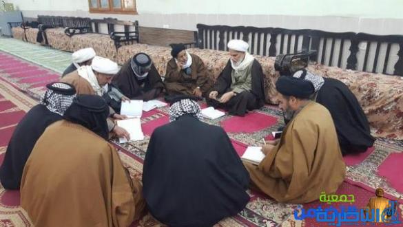 بالصور:الشيخ محمد مهدي الناصري يزور مدرسة العلوم الدينية في الناصرية