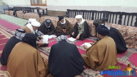 بالصور:الشيخ محمد مهدي الناصري يزور مدرسة العلوم الدينية في الناصرية