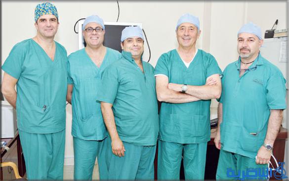  فريق طبي ايطالي يباشر باجراء عمليات الشفة الارنبية في الناصرية