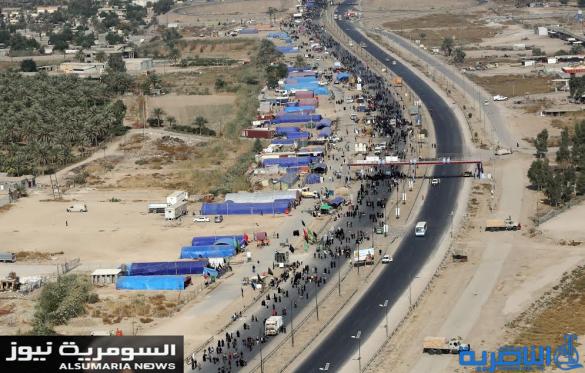  بالصور.. حشود مليونية تزحف صوب كربلاء