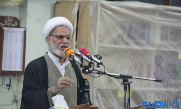امام جمعة الناصرية يحذر من التصريحات الاعلامية التي تسهم بهروب المجرمين ، ويدعو الى معاقبة المتسبب بفتنة طوزخرماتو