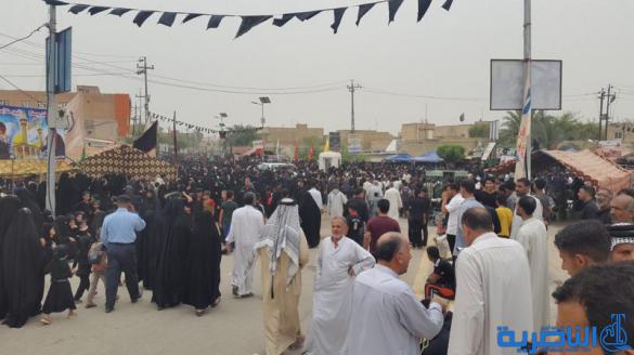 سوق الشيوخ:مواكب العزاء تجوب احياء القضاء احياء لذكر استشهاد الامام موسى الكاظم ( عليه السلام ) - تقرير مصور - 