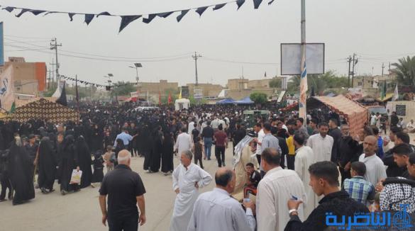 سوق الشيوخ:مواكب العزاء تجوب احياء القضاء احياء لذكر استشهاد الامام موسى الكاظم ( عليه السلام ) - تقرير مصور - 