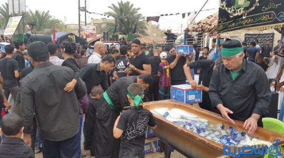سوق الشيوخ:مواكب العزاء تجوب احياء القضاء احياء لذكر استشهاد الامام موسى الكاظم ( عليه السلام ) - تقرير مصور - 