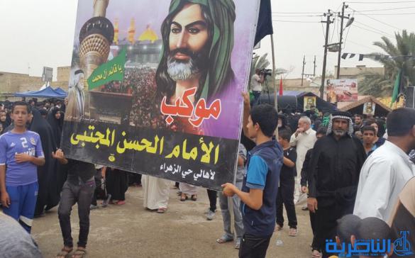 سوق الشيوخ:مواكب العزاء تجوب احياء القضاء احياء لذكر استشهاد الامام موسى الكاظم ( عليه السلام ) - تقرير مصور - 