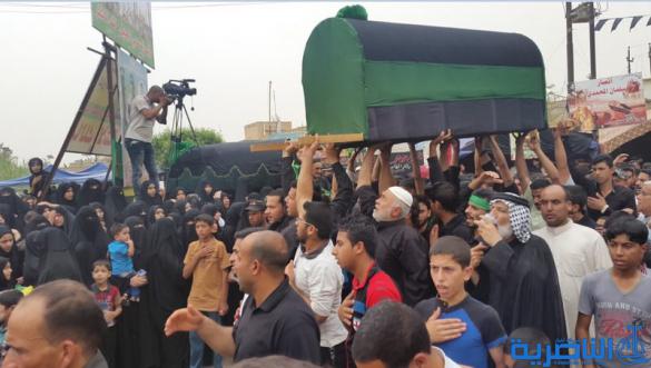 سوق الشيوخ:مواكب العزاء تجوب احياء القضاء احياء لذكر استشهاد الامام موسى الكاظم ( عليه السلام ) - تقرير مصور - 