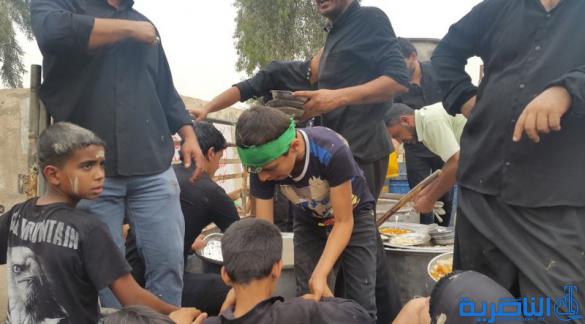 سوق الشيوخ:مواكب العزاء تجوب احياء القضاء احياء لذكر استشهاد الامام موسى الكاظم ( عليه السلام ) - تقرير مصور - 