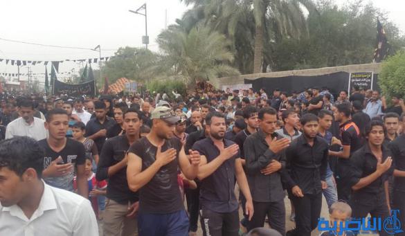 سوق الشيوخ:مواكب العزاء تجوب احياء القضاء احياء لذكر استشهاد الامام موسى الكاظم ( عليه السلام ) - تقرير مصور - 