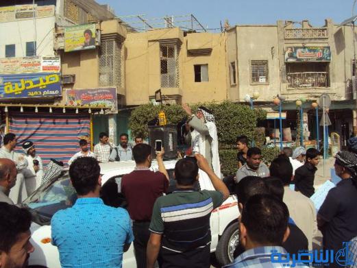 متظاهرون في الناصرية :التريث في تسعيرة الكهرباء لعبة سياسية ولن نرضى الا بالغاء القرار-تقرير مصور-