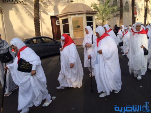 بالصور : حجاج ذي قار يحرمون من مسجد الشجرة قبل التوجه للمسجد الحرام _تقرير مصور _