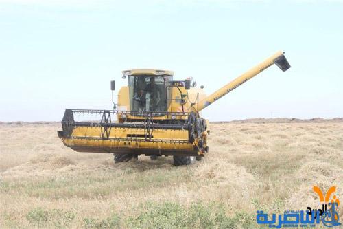 125 حاصدة ستشارك في حملة الحصاد الميكانيكي بذي قار