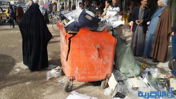  عمال النظافة يتظاهرون في الشطرة للمطالبة بزيادة الرواتب_تقرير مصور _  