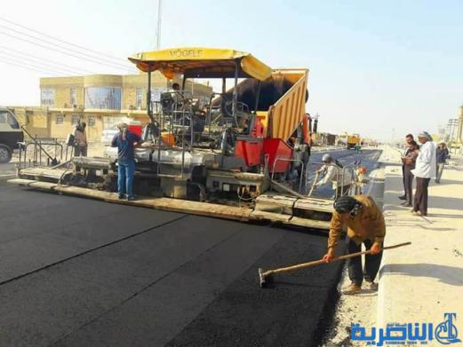 الناصري يعلن افتتاح الطريق الحولي خلال الايام القليلة المقبلة