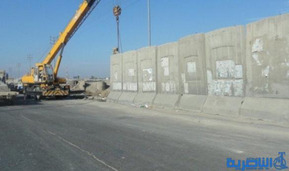 الصبات الكونكريتية في ذي قار تتولى مهمة جديدة بعد انتفاء حاجتها الامنية