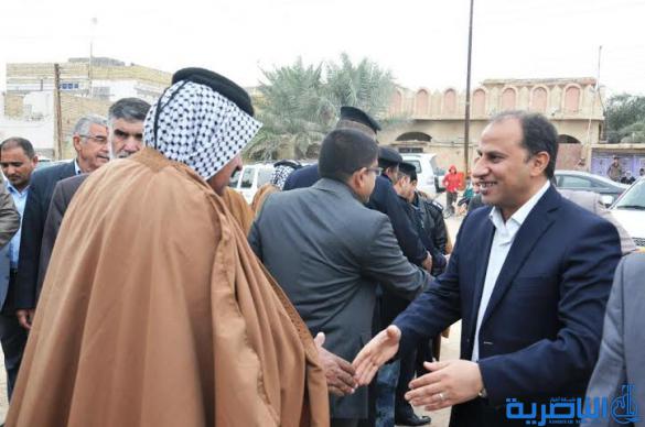 محافظ ذي قاريفتتح دائرة الاحوال المدنية في ناحية البطحاء ويلتقي عددا من وجهاء وشيوخ الناحية- تقرير مصور -